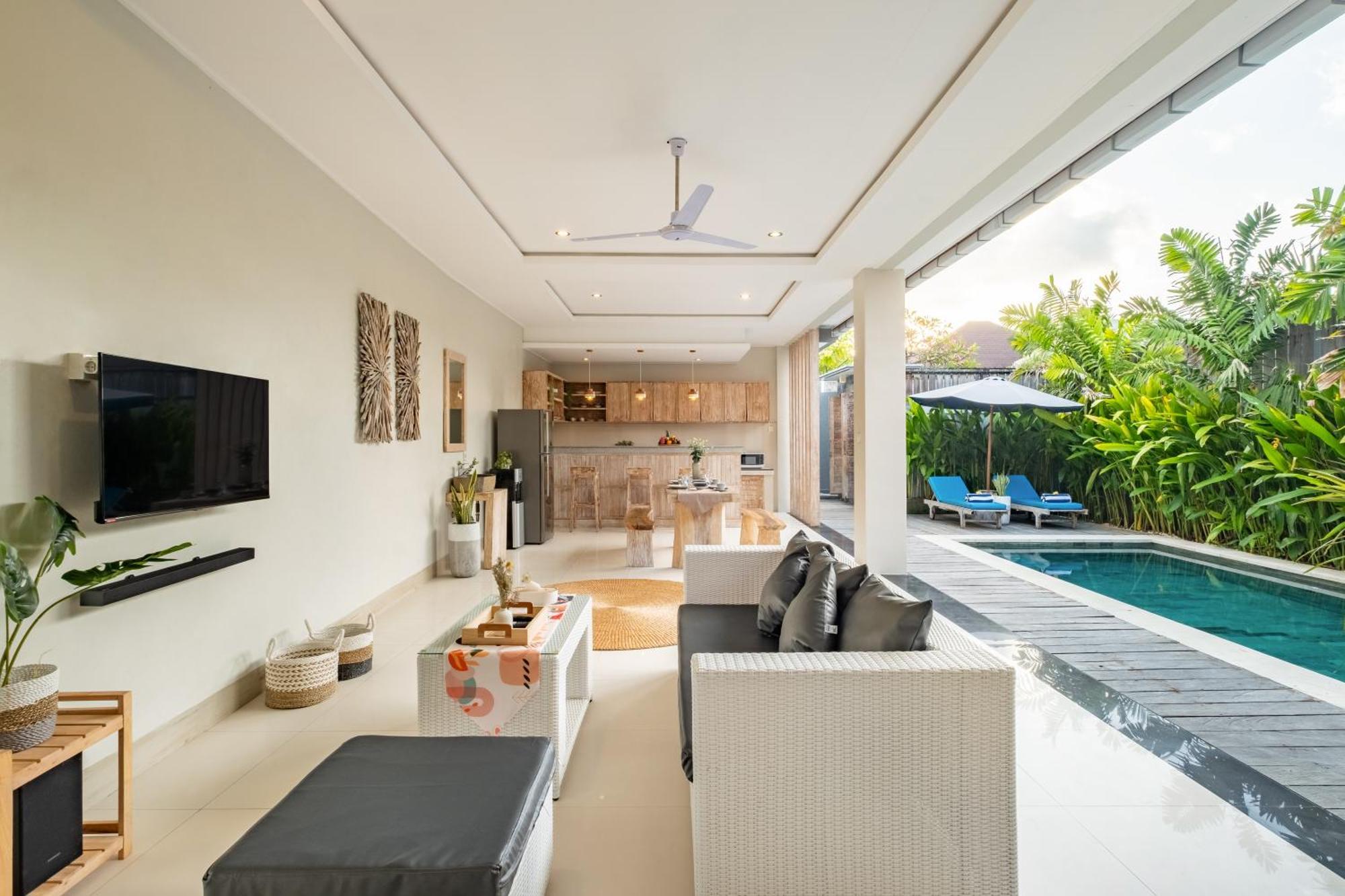 ☆ Villa Larissa ☆ Seminyak 2Br Pool Kuta Petitenget ภายนอก รูปภาพ