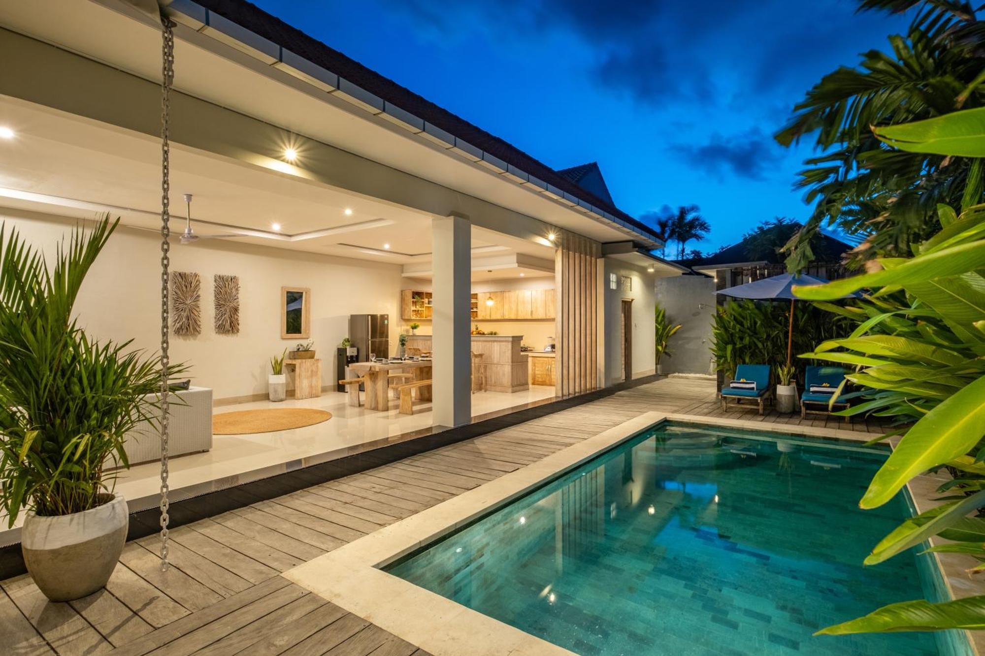 ☆ Villa Larissa ☆ Seminyak 2Br Pool Kuta Petitenget ภายนอก รูปภาพ