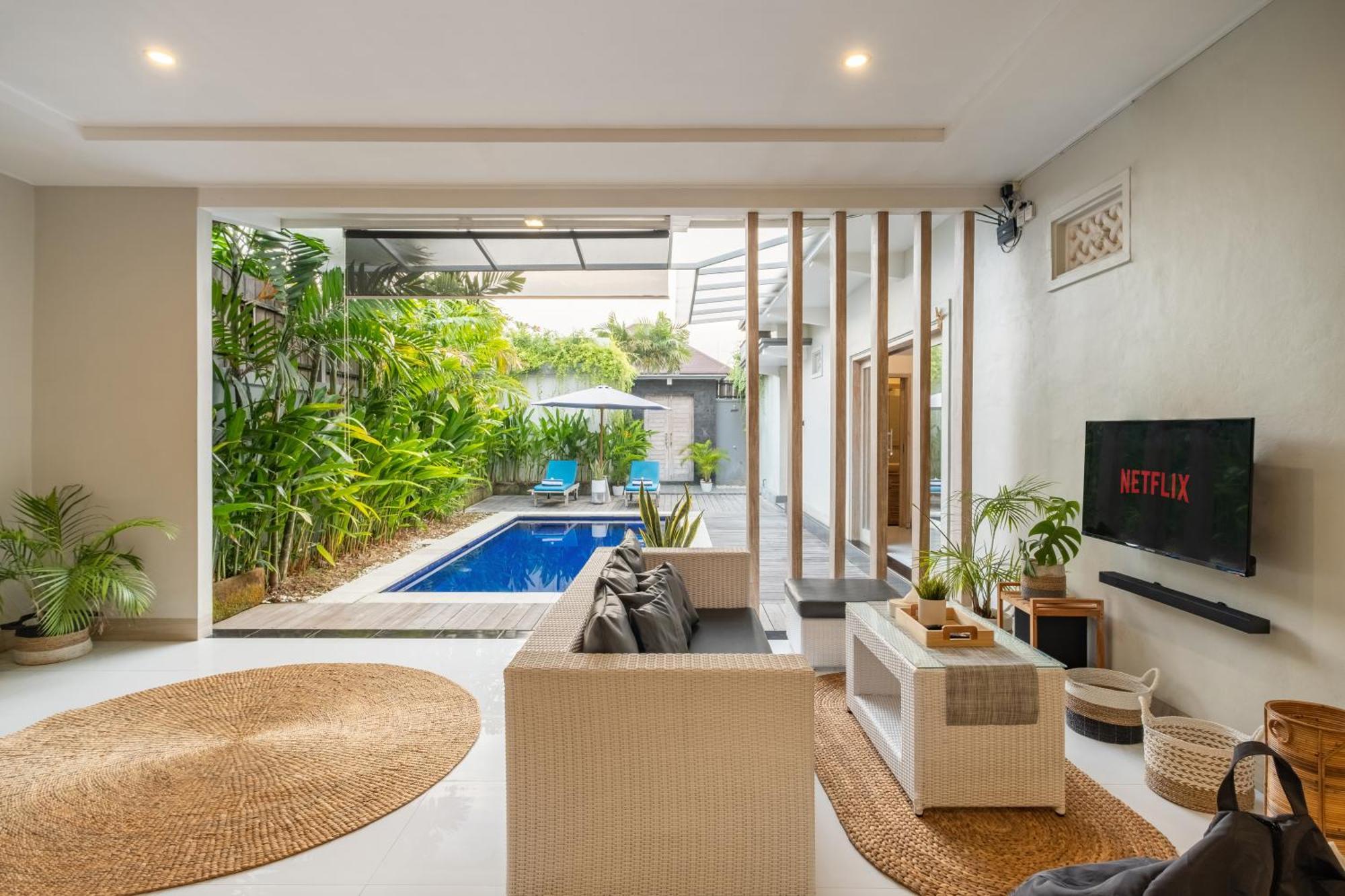 ☆ Villa Larissa ☆ Seminyak 2Br Pool Kuta Petitenget ภายนอก รูปภาพ